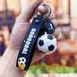 Acrylic World Cup Football Keychain Mini Soccer Ball Colorful Design 6