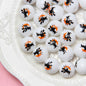 Halloween Printed Acrylic Beads 16mm Pumpkin Ghost Designs 7