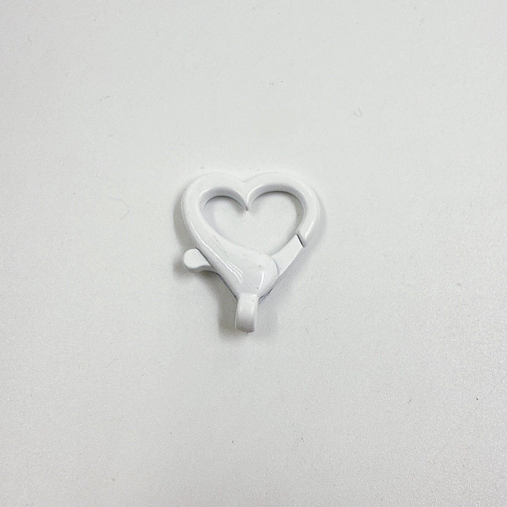 Spray Painted Alloy Heart Connector Clasps Metal Hardware 10pcs 11
