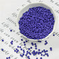 Frosted Seed Glass Beads 3mm Soft Matte Colors 1400pcs 10
