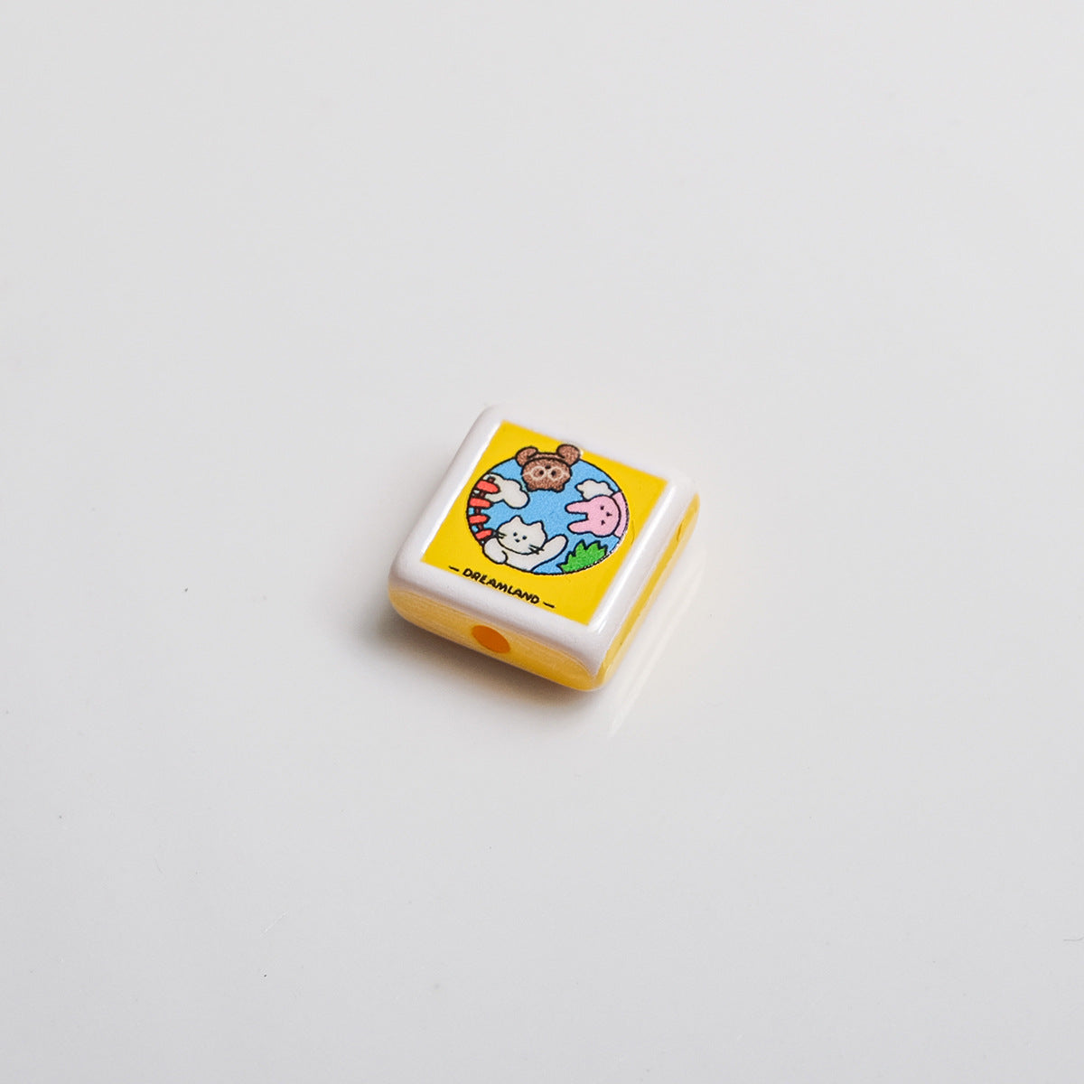 Polaroid Square Acrylic Beads 25mm Mini Camera Designs 10pcs 28