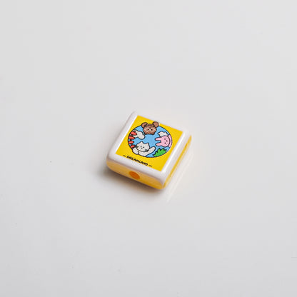 Polaroid Square Acrylic Beads 25mm Mini Camera Designs 10pcs 28