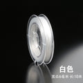 Flat Elastic Spandex Thread 0.6mm Diameter Clear Case 100m 3