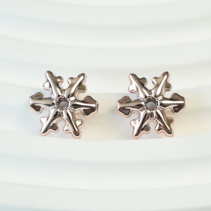 Pentagram Snowflake Acrylic Beads 14mm 21mm Metallic Plated 100pcs 20