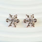 Pentagram Snowflake Acrylic Beads 14mm 21mm Metallic Plated 100pcs 20
