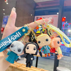 Plastic Halloween Themed Chibi Character Keychain Magical Series 3