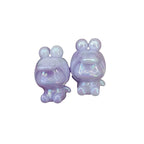 Glow Plating Cap Doll Acrylic Beads 20x30mm Pastel Colors 100pcs 5
