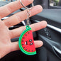 Soft Rubber Avocado Keychain Cute Fruit Charm Green 4