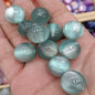 Vintage Gradient Resin Beads 10/12/16mm Swirling Galaxy Colors 20pcs 14