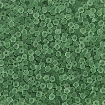 Transparent Frosted Seed Glass Beads 2mm with 1mm Hole 660pcs 45