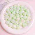 Glow Twisted Acrylic Beads 16mm Pastel Plating 20pcs 6