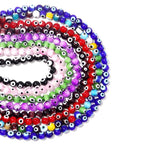 Lampwork Millefiori Evil Eye Glass Beads 4mm Antique Style 90pcs