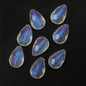 Transparent Aurora Laser Acrylic Beads Iridescent Mixed Shapes 2pcs 12