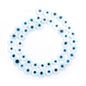 Flat Millefiori Evil Eye Lampwork Seed Glass Beads 4mm 90pcs 23