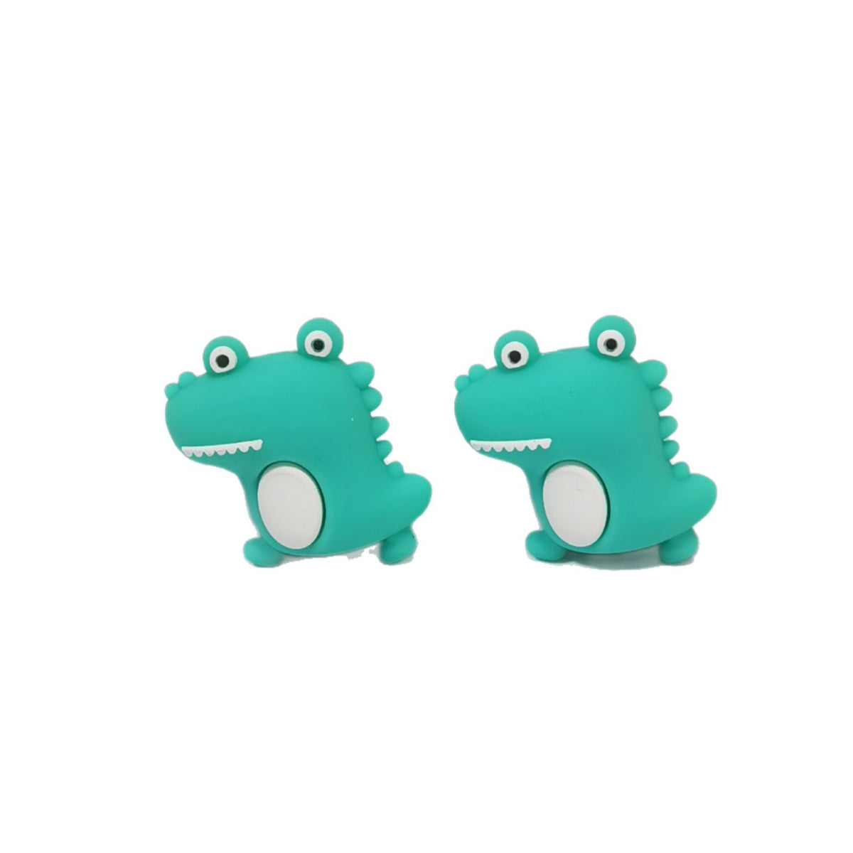 Silicone 3D Focal Beads Animal Dinosaur Bunny Raised Eye Detail 20pcs 6