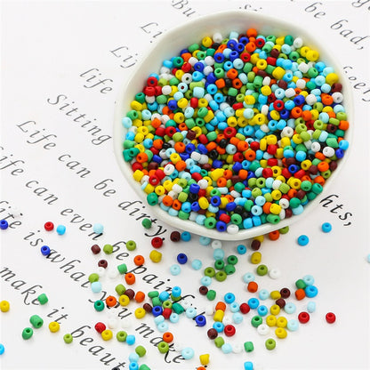 Frosted Seed Glass Beads 3mm Soft Matte Colors 1400pcs 14