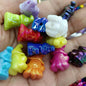 UV Plating Ghost Acrylic Beads 16x22mm Glossy Colorful 100pcs 13