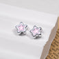 Silver Pixel Heart and Star Acrylic Beads 11mm Mixed Shapes 50pcs 27