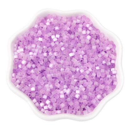 Antique Cat Eye Rice Seed Glass Beads 2.5mm Translucent Glow 740pcs 25