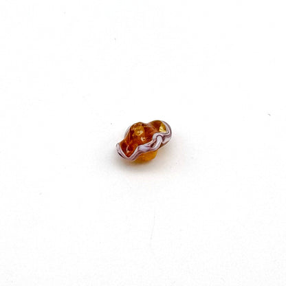Lampwork Glass Beads Mushroom 15mm Hand Painted Colorful 10pcs 16
