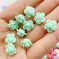 Japanese Camellia Acrylic Beads 12mm Pastel Colors 100pcs 16