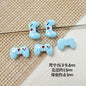 Teddy Bear and Game Controller Metal Beads Painted Alloy 10pcs 25