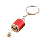 Vintage Car Shifter Keychain Zinc Alloy Movable Stick Shift Charm 5