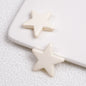 Painted Star Acrylic Beads 21mm Bright Colored Baking Finish 100pcs 5