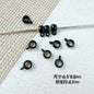 Cup Metal Beads 8mm Baking Painted Pastel Colors 30pcs 15