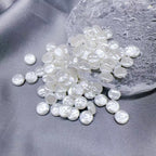 Imitation Baroque Flat Acrylic Beads 8-10-12mm Irregular ABS Plastic 100pcs 2