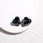 Irregular Faceted Heart Acrylic Beads 12mm Vibrant Colors 50pcs 7