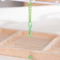 Beadable Keychain Mini Metal Bar Colorful Pendant 8 Centimeters 19