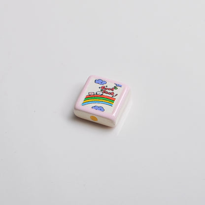 Polaroid Square Acrylic Beads 25mm Mini Camera Designs 10pcs 22