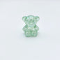 Crackle Bear Acrylic Beads 31mm Glossy Textured Pastel 5pcs 10