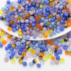 Czech Electroplated Faceted Glass Beads 8mm Soft Shimmer 100pcs 17