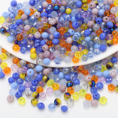 Czech Electroplated Faceted Glass Beads 8mm Soft Shimmer 100pcs 17