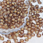 Glass Flying Saucer Spacer Beads 10mm Antique Finish 100pcs 12