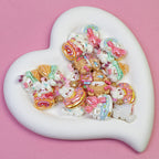 Dessert Cat Series Resin Beads Whimsical Mixed Shapes 20pcs 4