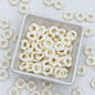Acrylic Wavy Spacer Beads 12mm Baking Painted Colorful 50pcs 11