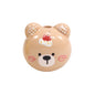 Cartoon Character Bear Head Acrylic Beads 17mm Colorful 10pcs 26