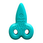 Silicone Focal Beads Creative Scissors Embossed Details Color Mix 20pcs 9