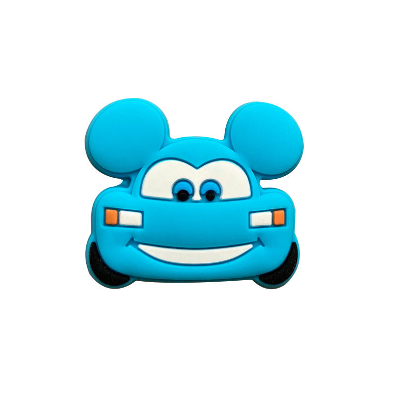 Silicone Focal Beads Automotive Car Design with Mouse Ears and Bright Expressions 20pcs 10