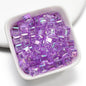 Clear Cubic Acrylic Beads 8mm Faceted Pastel Square 30pcs 10