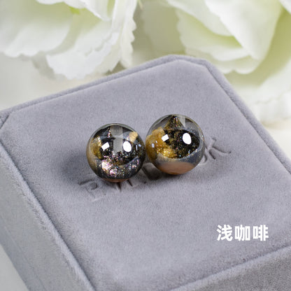 Luminous Shimmer Moonlight Resin Beads 16mm Round 10pcs 15