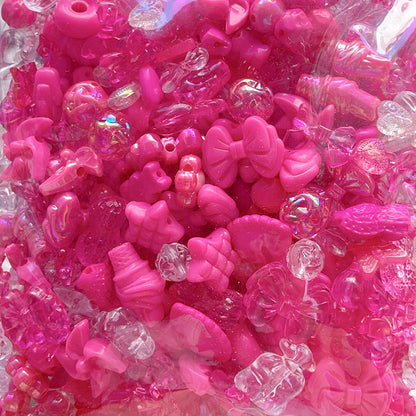 Multicolor Mixed Shape Acrylic Beads Vibrant Pastel Colors 11