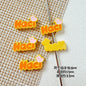 Signboard Metal Beads Painted Sanrio Series Colorful 10pcs 21