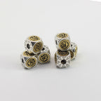 Square Metal Beads 11mm Mythical Creature Antique Silver Gold Tone 10pcs 4