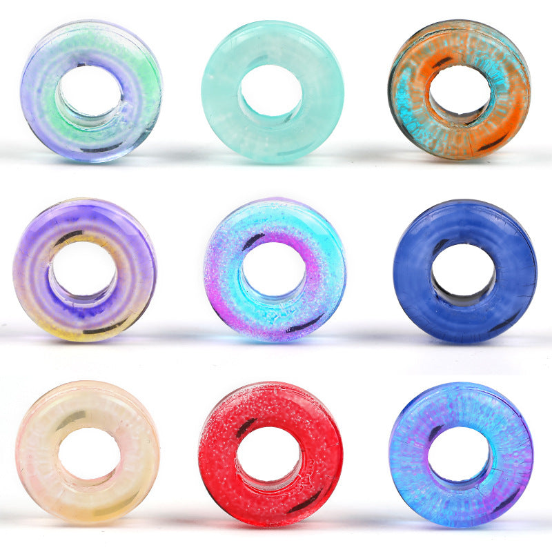 Glass Circle Spacer Beads 10mm Transparent 50pcs 3