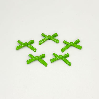 Bow Metal Beads 20mm Baking Painted Polished Alloy 50pcs 13