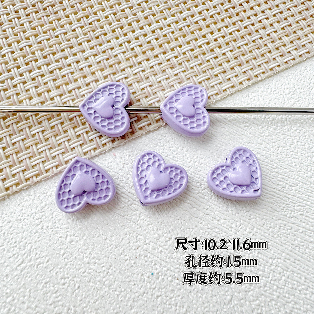 Butterfly Painted Metal Beads Decorative Alloy 10pcs 20